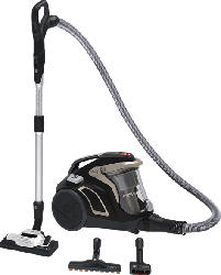 HOOVER HP720PET 011, Staubsauger, 850 Watt, Cougar Schwarz/Inka-Gold
