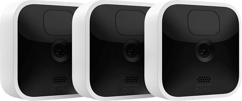 blink blink Indoor Kamera, 2. Generation/2020, 3er-Pack, inkl. Sync-Modul 2, Weiß (53-023385); Überwachungskamera