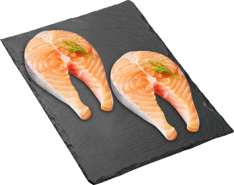 Tranche de saumon Denner, avec peau, Norvège, 2 x 200 g