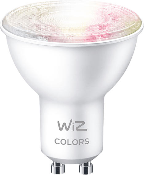 PHILIPS WiZ Smarte Lampe Spot Beam GU10, Wi-Fi, 50W, 345lm, Full Color (78713400); LED Lampe
