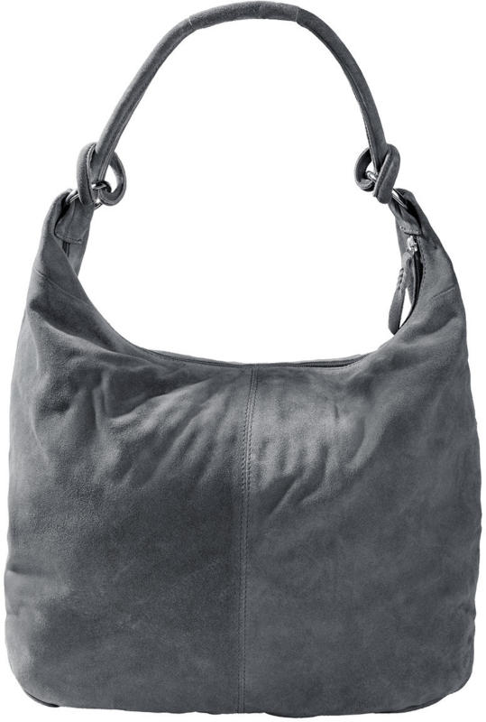 Damen Wildledertasche mit Reißverschluss (Nur online)