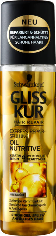 Schwarzkopf Gliss Kur, Express-Repair-Spülung, 200 ml