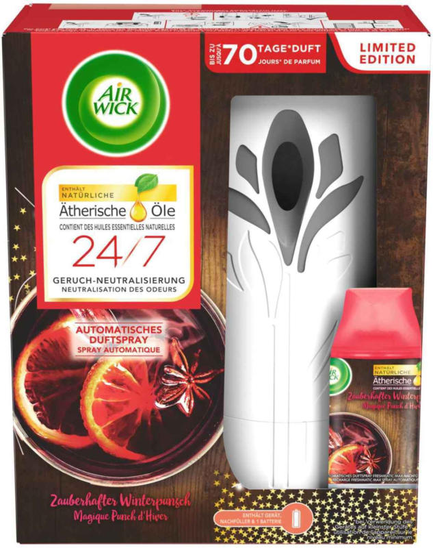 Air Wick Freshmatic & Refill Magique Punch d'Hiver -