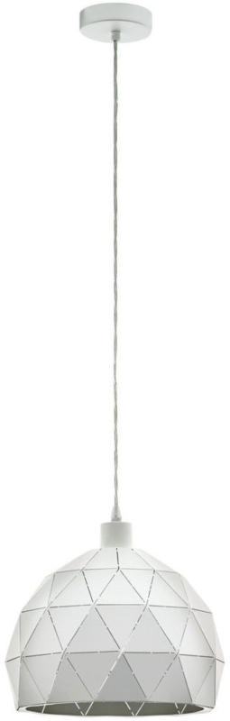 LED-Hängeleuchte „Roccaforte“, 1 Spot, Ø30cm, weiß 1 | weiß | Ø 30 cm