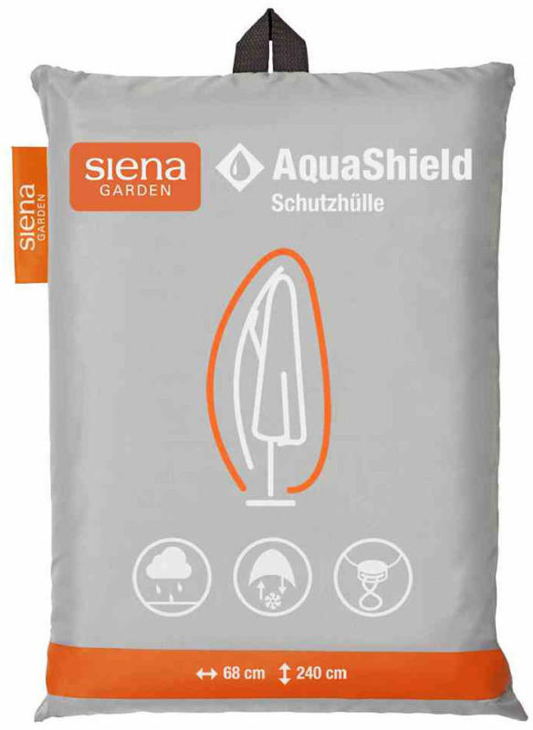 Schutzhülle „AquaShield“ für Ampelschirm, 68x240 cm, hellgrau 240 cm