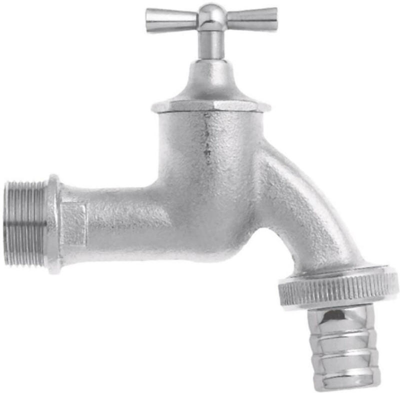Wasserhahn 1/2" 13mm MS Cr matt 1/2" - 13mm MS Cr matt m. Verschraubung