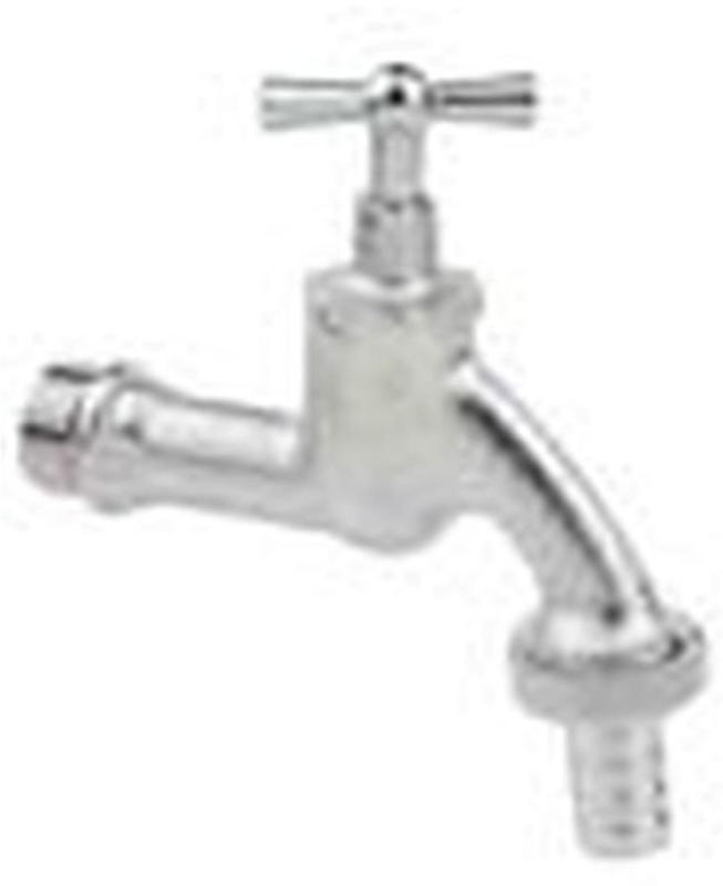 Knebel-Auslaufventil 3/4" AG, matt verchromt