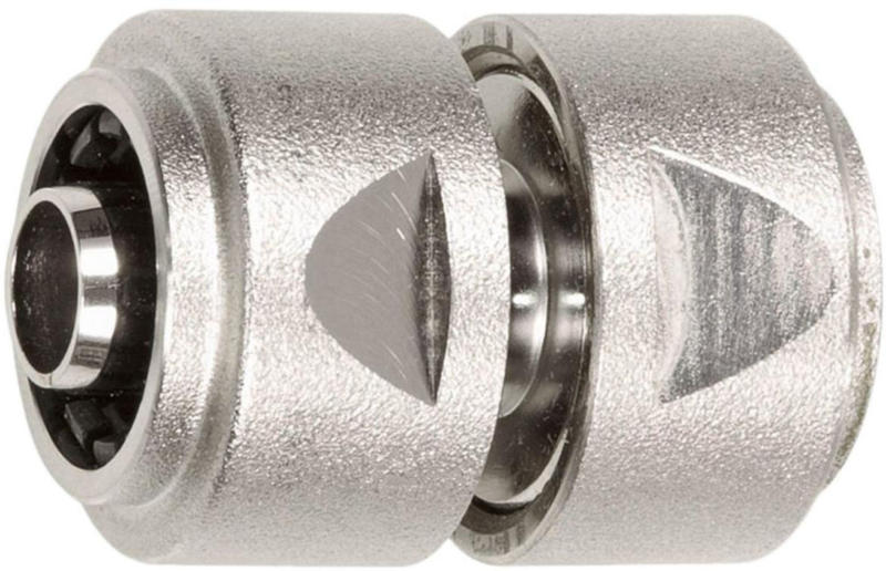 Schlauchverbinder 1/2" 1/2" - 13mm MS Ni m. Spannmutter