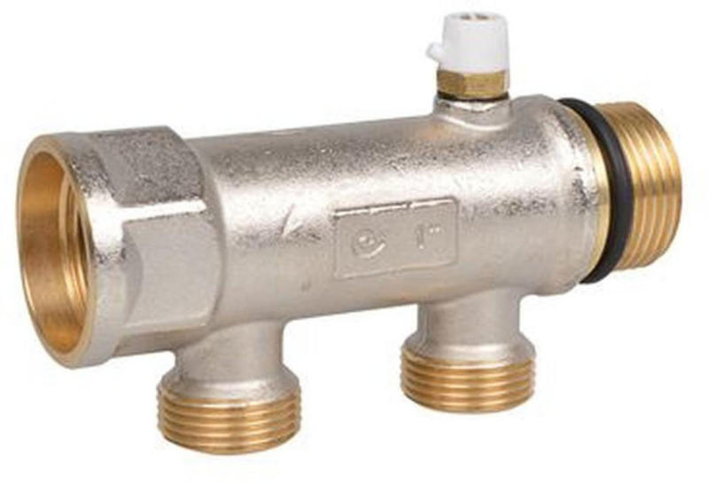 Verteiler 1" AG/IG x 2 x ¾", Eurokon