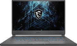MSI Stealth 15M A11SDK, Gaming Notebook mit 15.6 Zoll Display, Core™ i7 Prozessor, 16 GB RAM, 1 TB SSD, GeForce® GTX 1660 Ti mit Max-Q Design, Carbon Grau