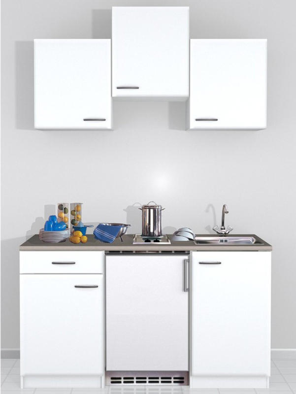 Flex-Well Classic Miniküche Wito 150 cm Weiß