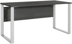 Schreibtisch B 140cm H 73,2cm Serie 1400, Anthrazit