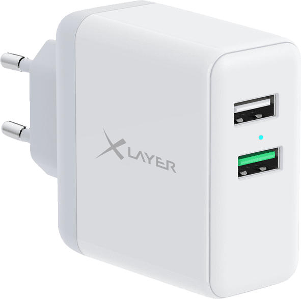 XLAYER 217075 Netzteil, Weiß