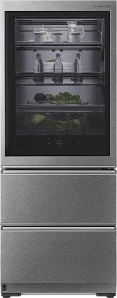 LG SIGNATURE LSR200B Kühlgefrierkombination (A++, 267 kWh/Jahr, 1793 mm hoch, Edelstahl)