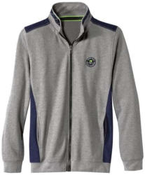 Herren-Sweatjacke mit Stehkragen oder Kapuze