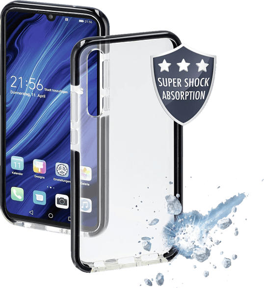 HAMA Protector , Backcover, Huawei, P30, Thermoplastisches Polyurethan, Schwarz/Transparent