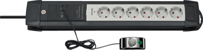 BRENNENSTUHL Premium-Line Comfort Switch Plus Steckdosenleiste