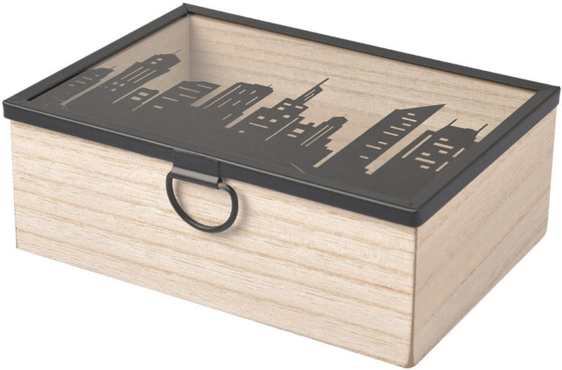 Aufbewahrungsbox mit Glasdeckel (Nur online)