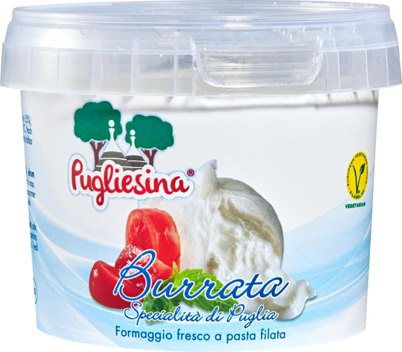 Pugliesina Burrata, Mozzarella mit cremigem Kern, 150 g