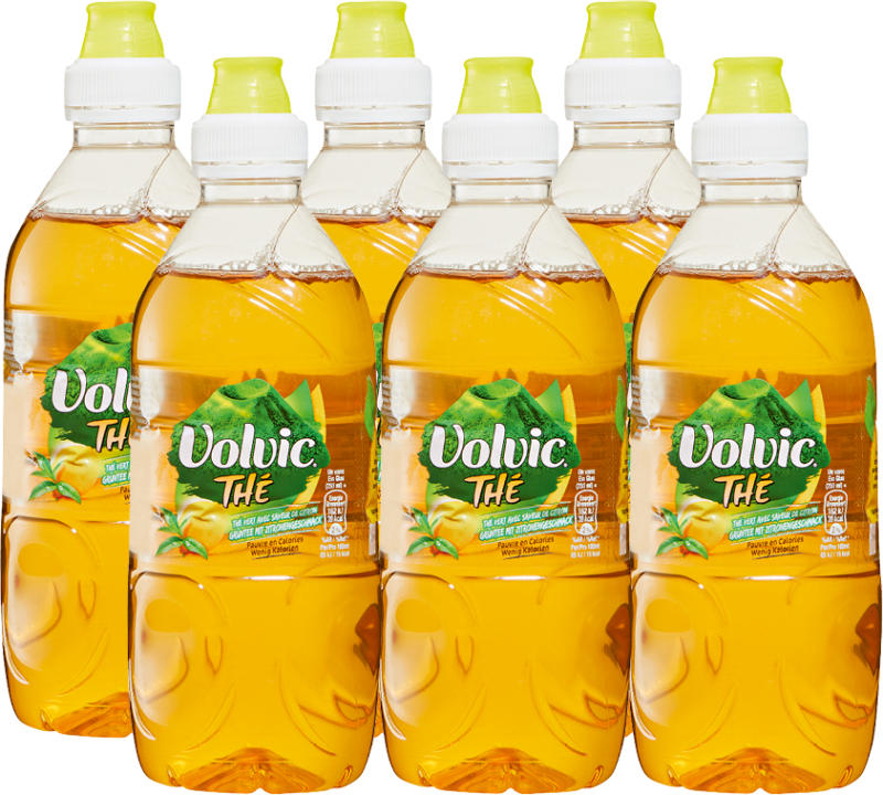 Tè verde Limone Volvic, 6 x 75 cl