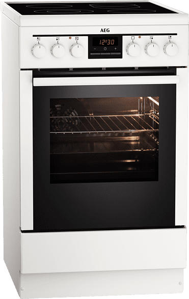 AEG 47095VD-WN Standherd (EEK A, Glaskeramikkochfeld, 57 l)