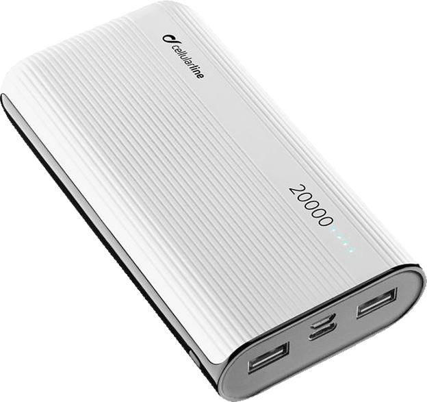 CELLULAR LINE PowerTank Powerbank 20000 mAh Weiß