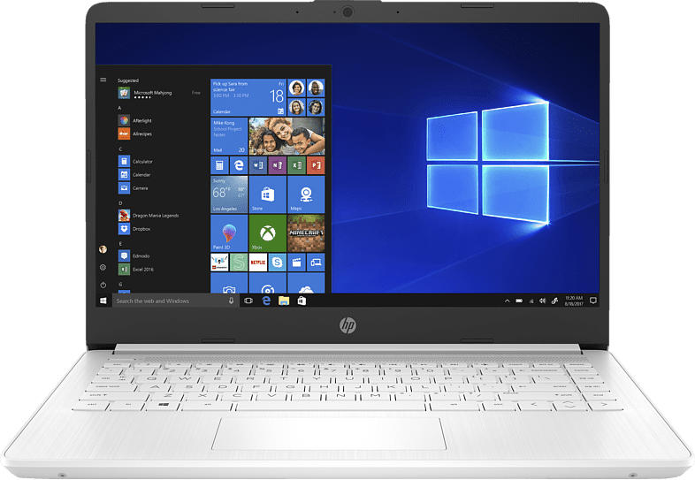 HP 14s-dq1301ng, Notebook mit 14 Zoll Display, Core™ i5 Prozessor, 8 GB RAM, 512 GB SSD, Intel® UHD-Grafik , Weiß