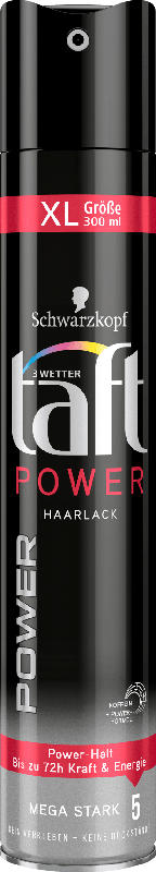 Schwarzkopf 3 Wetter taft Haarlack Power Mega Stark