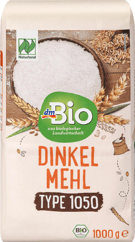 dmBio Mehl, Dinkelmehl Type 1050, Naturland