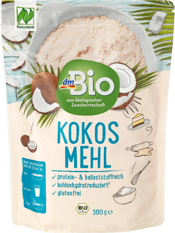 dmBio Mehl, Kokos-Mehl, Naturland