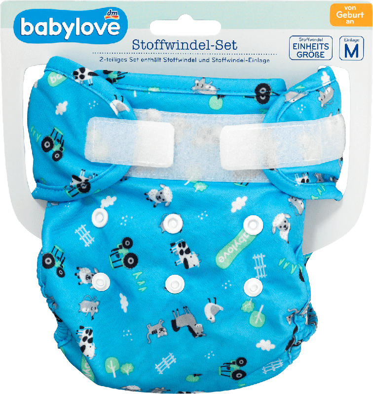 babylove Stoffwindel-Set Bauernhof