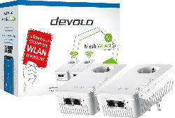 Mesh-Adapter DEVOLO MESH WLAN 2 Starter Kit 2400 Mbit/s Kabellos und Kabelgebunden