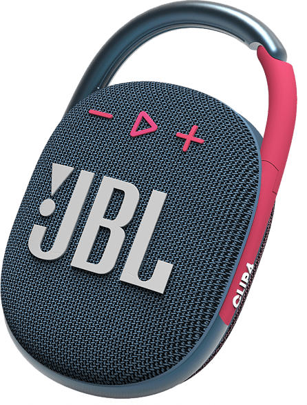 JBL Bluetooth Lautsprecher Clip4, blau/pink