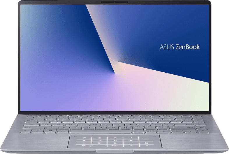 ASUS ZenBook 14 UM433IQ-A5018T, Notebook mit 14 Zoll Display, Ryzen™ 7 Prozessor, 16 GB RAM, 512 GB SSD, GeForce® MX350, Light Grey