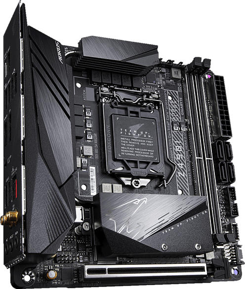 GIGABYTE Z490I AORUS ULTRA Mainboard Mehrfarbig
