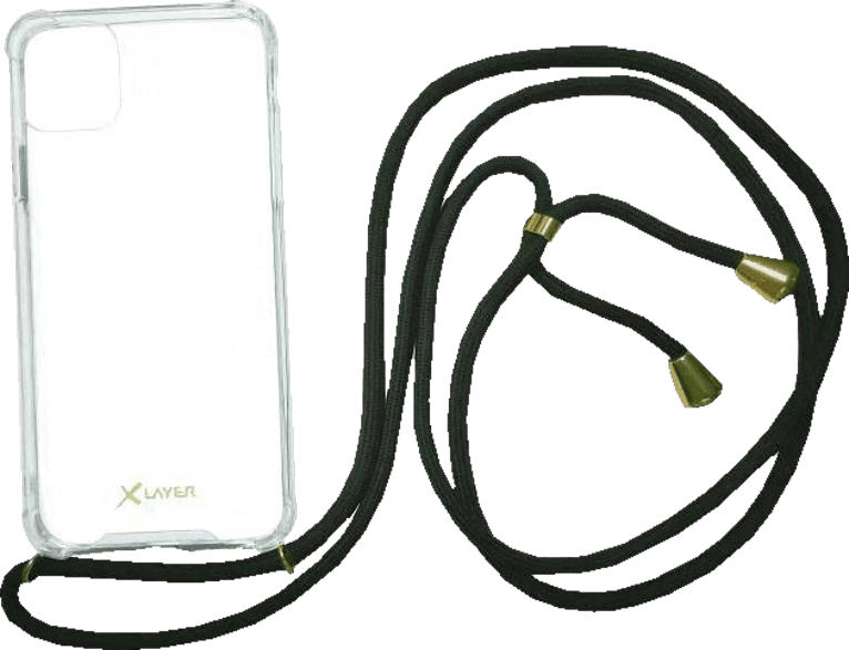 XLAYER SoftCase Handy-Kette , Backcover, Apple, iPhone 11, Thermoplastisches Polyurethan, Transparent
