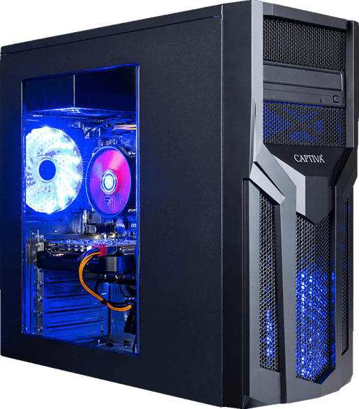 CAPTIVA I58-681, Gaming PC mit Core i5 Prozessor, 16 GB RAM, 480 GB SSD, RTX 2060, 6 GB