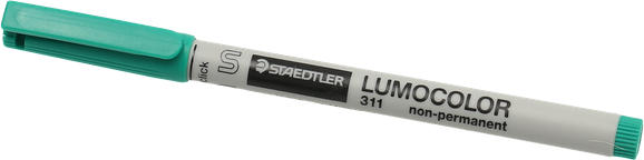 STAEDTLER OHP-Stift ”Lumocolor-S” non permanent grün