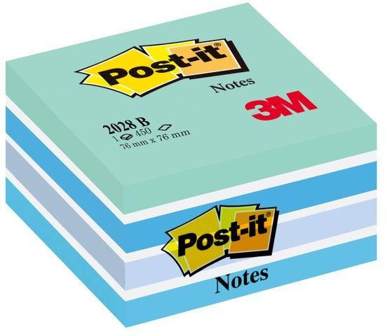 POST-IT Haftnotizenblock 76 x 76 mm 450 Blatt blau