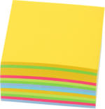 PAGRO DISKONT POST-IT Haftnotizenblock 76 x 76 mm 450 Blatt mehrere Farben