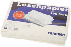 FRANKEN Löschpapier 100 Blatt