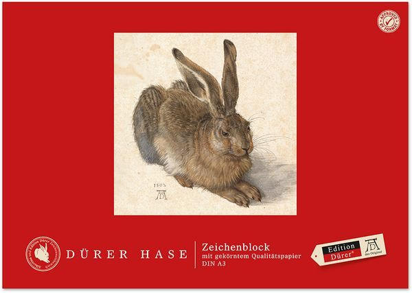 EDITION DÜRER Zeichenblock A3 gekörnt 18 Blatt