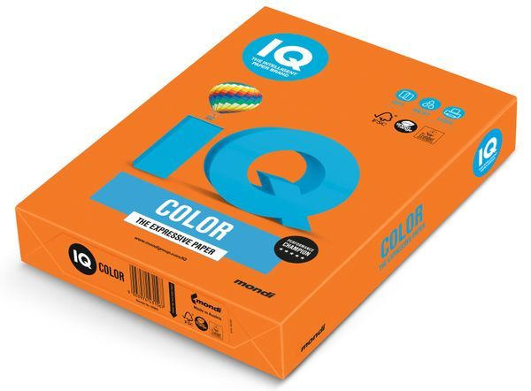 IQ Color Kopierpapier 250 Blatt DIN A4 orange