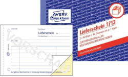 AVERY Zweckform Lieferscheine 2x40 Bl. ”1713” A6 quer weiß