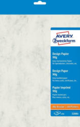 AVERY ZWECKFORM Design Papier ”32084” DIN A4 50 Blatt hellgrau