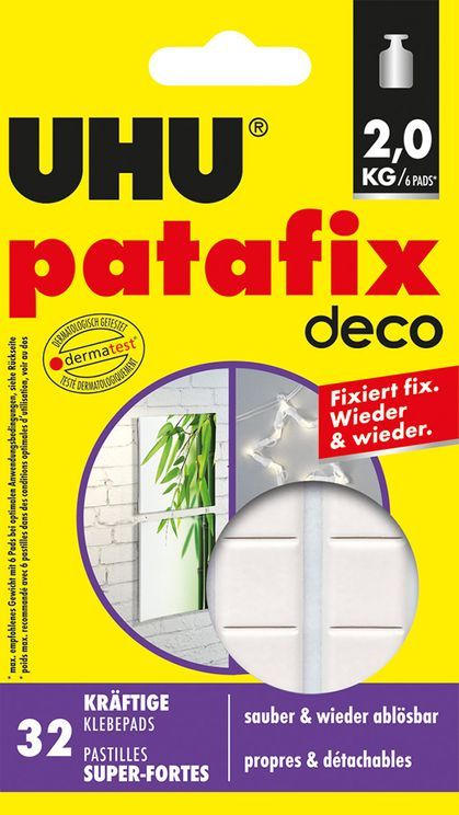 UHU Klebepads ”Patafix deco” 32 Stück weiß