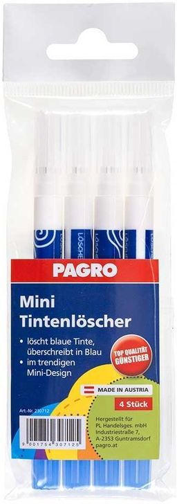 PAGRO Mini-Tintenentferner 4 Stück