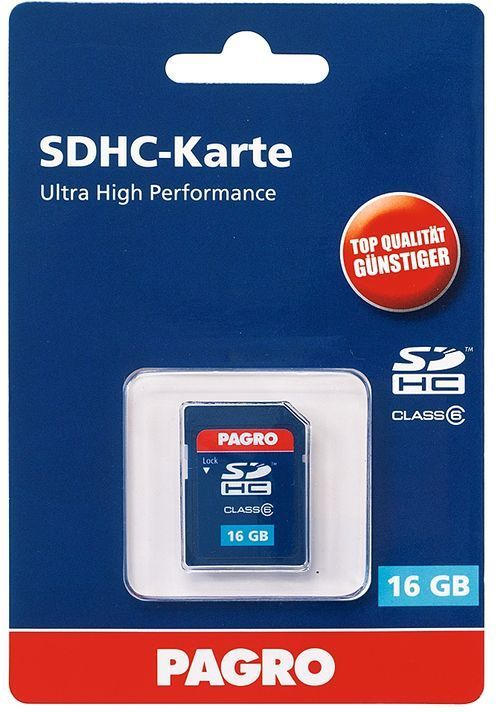 PAGRO SDHC Speicherkarte 16 GB