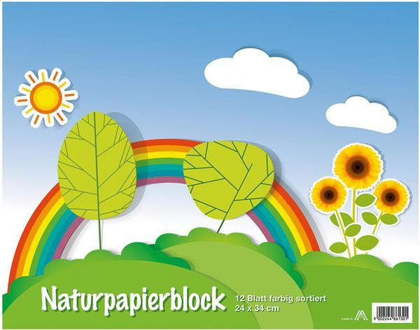 Naturpapierblock
