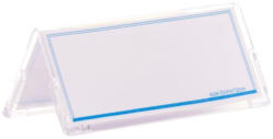 Info-Aufsteller V-Form 5,7 x 18 cm transparent